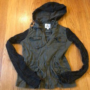 Others Follow olive green jacket size XS